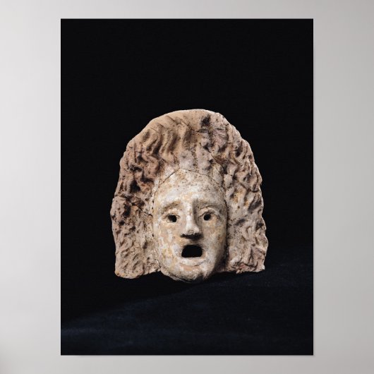 Tragikmaske Poster (Vorne)