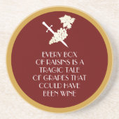 Tragische Geschichte Getränkeuntersetzer (Vorne)