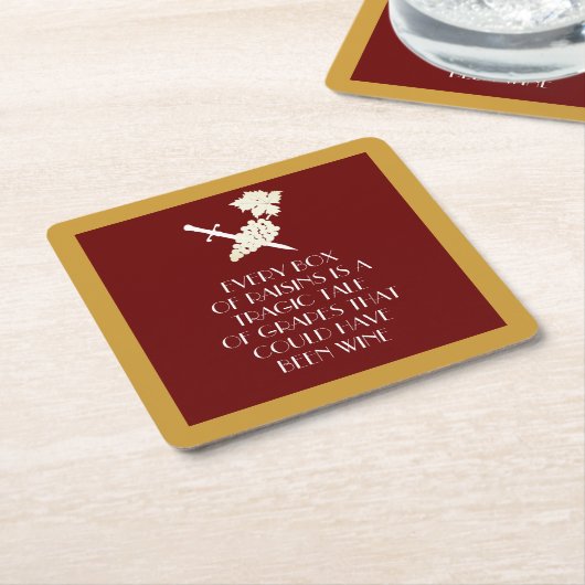 Tragische Geschichte Rechteckiger Pappuntersetzer (angewinkelt)