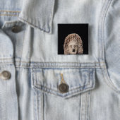 Tragische Maske Button (Beispiel)