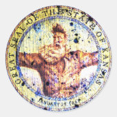 Tragischer Prelude Runder Aufkleber (Vorderseite)