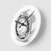 Traglager Runde Wanduhr (Winkel)