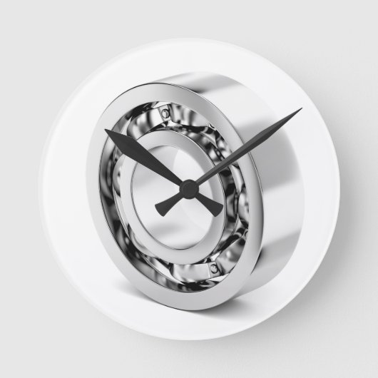 Traglager Runde Wanduhr (Vorderseite)
