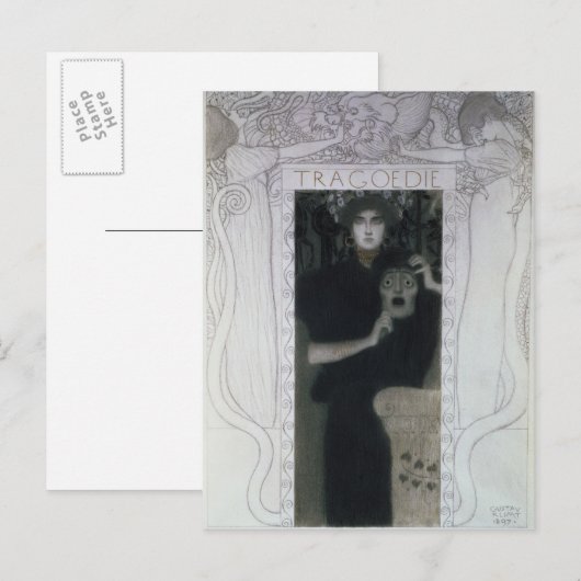 Tragödie, 1897 postkarte (Vorne/Hinten)