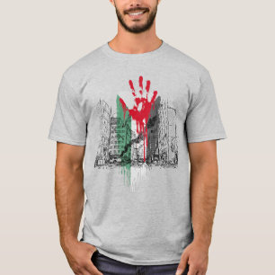 Tragödie im Gaza-Streifen - T - Shirt der palästin