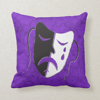 Tragödie-Maske Kissen