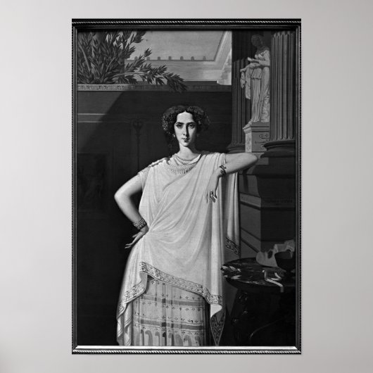 Tragödie oder Portrait von Rachel, c.1854 Poster (Vorne)