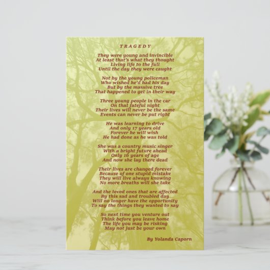 Tragpapier (Stehend Vorderseite)