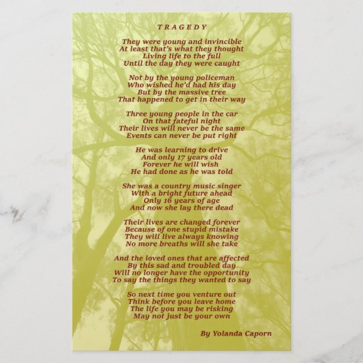 Tragpapier (Vorderseite)