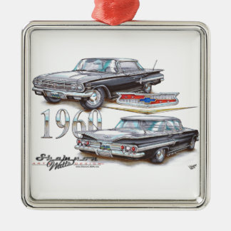 Trägt Chevy Impala 1960 Limousine zur Schau Ornament Aus Metall