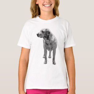 Tragt sein Herz auf seinem Pelz T-Shirt