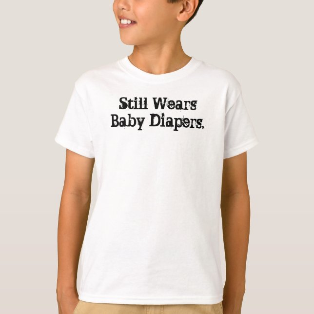 Trägt Windeln T-Shirt (Vorderseite)