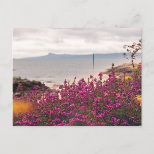 Traigh Beach und Eigg Postkarte