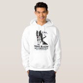 Trail Blazin's Border Collie Adventure Design Hoodie (Vorne ganz)