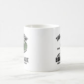 Trail Blazin's Border Collie Adventure Design Kaffeetasse (Mittel)