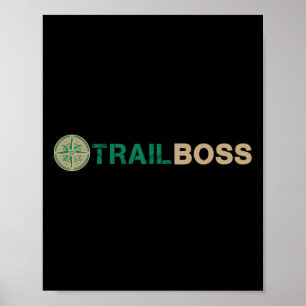 Trail Boss Familien-Camp-Personal Humor für alle  Poster