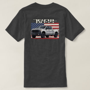 Trail Boss patriotisches Silber-Truck American T-S T-Shirt