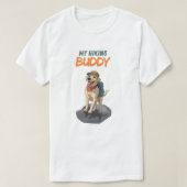 Trail Buddy – Hiking Labrador Adventure T-Shirt (Design vorne)