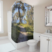 Trail By The River Duschvorhang (Beispiel)