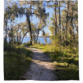 Trail By The River Duschvorhang (Vorderseite)