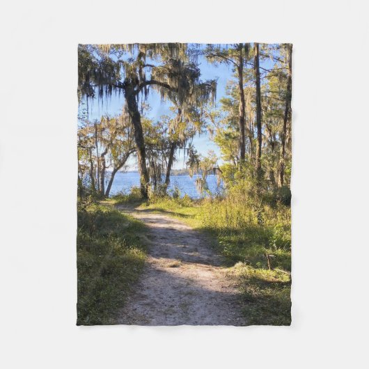 Trail By The River Fleecedecke (Vorderseite)
