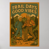 Trail Days Good Vibes Poster (Vorne)