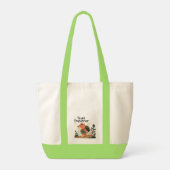Trail Explorer Cat - Tote Bag Tragetasche (Rückseite)