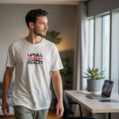 Trail Hiking camping humor black red T-Shirt