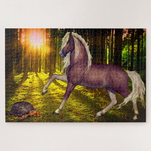 Trail Horse Sun Puzzle (Horizontal)