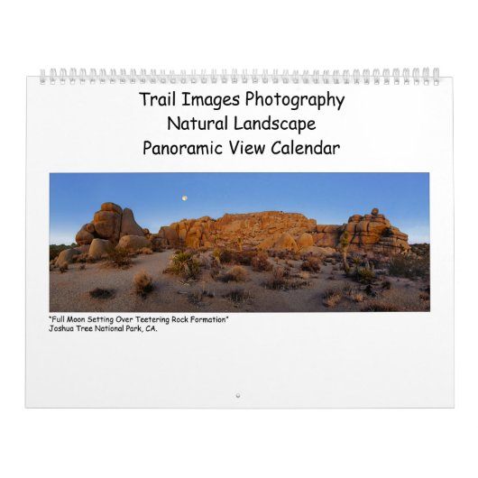 Trail Images Fotografie - Panoramaaussicht Calenda Kalender (Titelbild)
