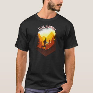Trail-Laufbahn Ultra-Trail-Läufer T-Shirt