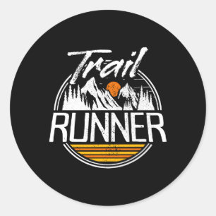 Trail mit ultra-Run Adventure Wanderfell Trai Runder Aufkleber