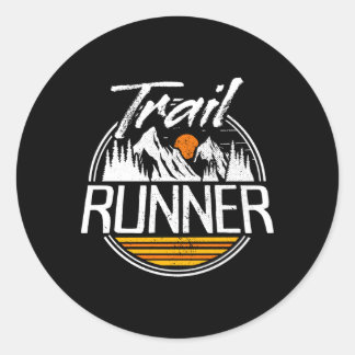 Trail mit ultra-Run Adventure Wanderfell Trai Runder Aufkleber