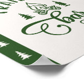 Trail Mix Bar One Happy Camper Geburtstag Poster (Ecke)