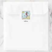 "Trail Mix" Runder Aufkleber (Tasche)