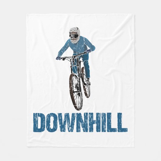 Trail Mountain Biker Downhill Fleecedecke (Vorderseite)