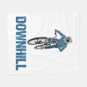 Trail Mountain Biker Downhill Fleecedecke (Vorderseite (Horizontal))