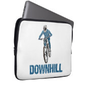 Trail Mountain Biker Downhill Laptopschutzhülle (Vorne Rechts)
