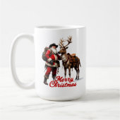 Trail Rider Santa and Reindeer Kaffeetasse (Links)