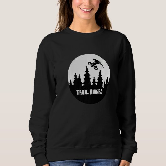 Trail Riders Biking Bicycle BMX Stunt Dirt Bike Pr Sweatshirt (Vorderseite)