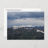 Trail Ridge Road im Rock Mountain Park Postkarte (Vorne/Hinten)