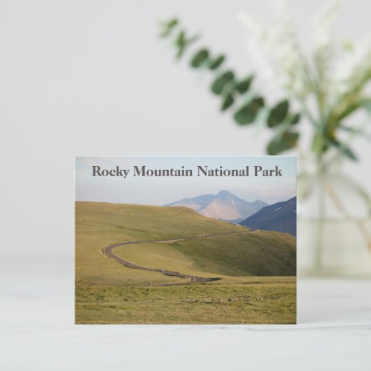 Trail Ridge Rocky Mountain Nationalpark Postcard Postkarte (Stehend Vorderseite)