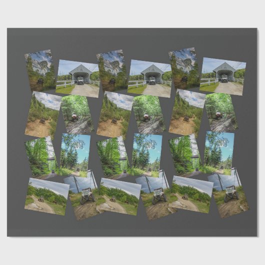 Trail Riding 2 Wrapping Paper Geschenkpapier (Flach)