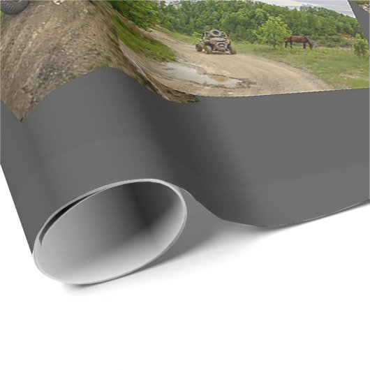 Trail Riding 2 Wrapping Paper Geschenkpapier (Rolleneckpunkt)