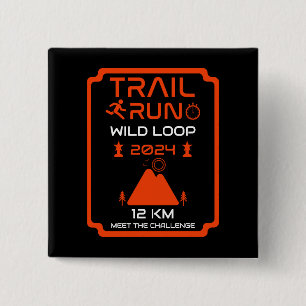 Trail Run Wettbewerb Auszeichnung Button