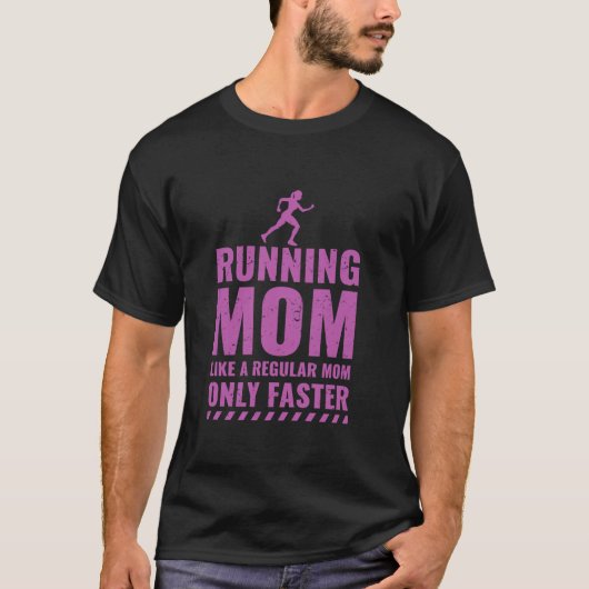 Trail Runner Funny Fitness Running Marathon Mama M T-Shirt (Vorderseite)