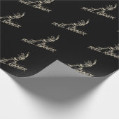 Trail Runner Joggen am Berg Geschenkpapier (Ecke)