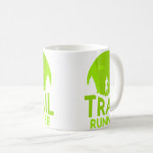 Trail Runner Lauf Trails Kaffeetasse (VorderseiteRechts)