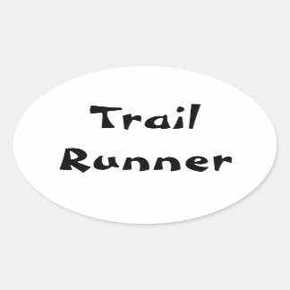 Trail Runner Oval Aufkleber