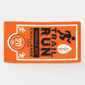 Trail Runner Rennen Wettbewerb Banner (Horizontal)